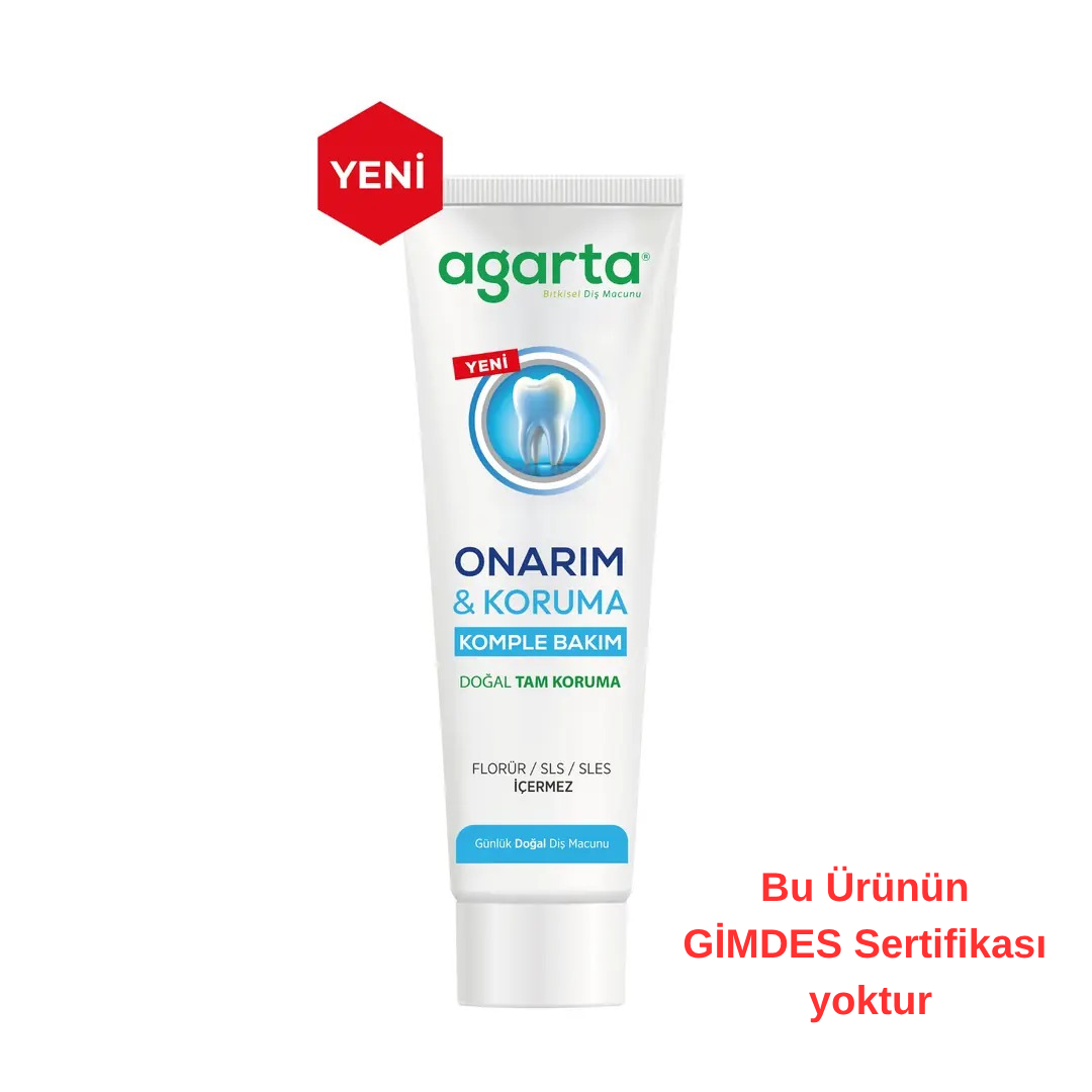 Agarta Doğal Onarım Koruma Komple Bakım Diş Macunu 90 Ml