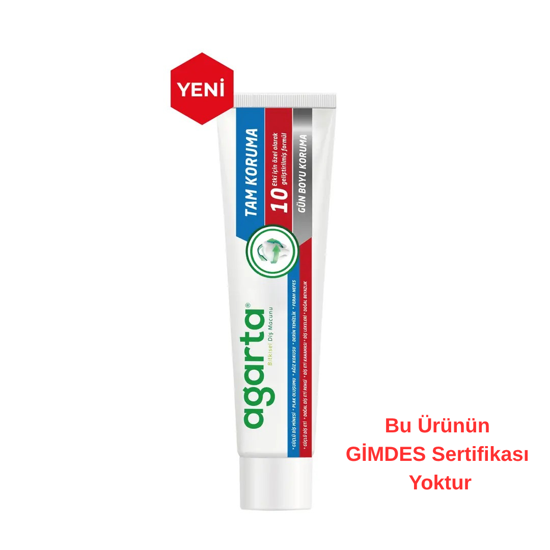 Agarta Doğal Tam Koruma 10 Etki Diş Macunu 75 Ml