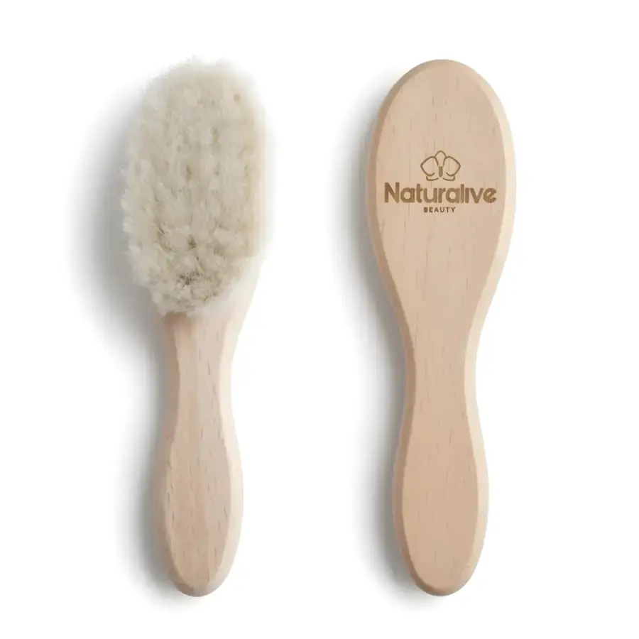 Naturalive Doğal Keçi Kılı Bebek Tarağı