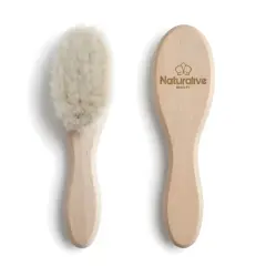 Naturalive Doğal Keçi Kılı Bebek Tarağı