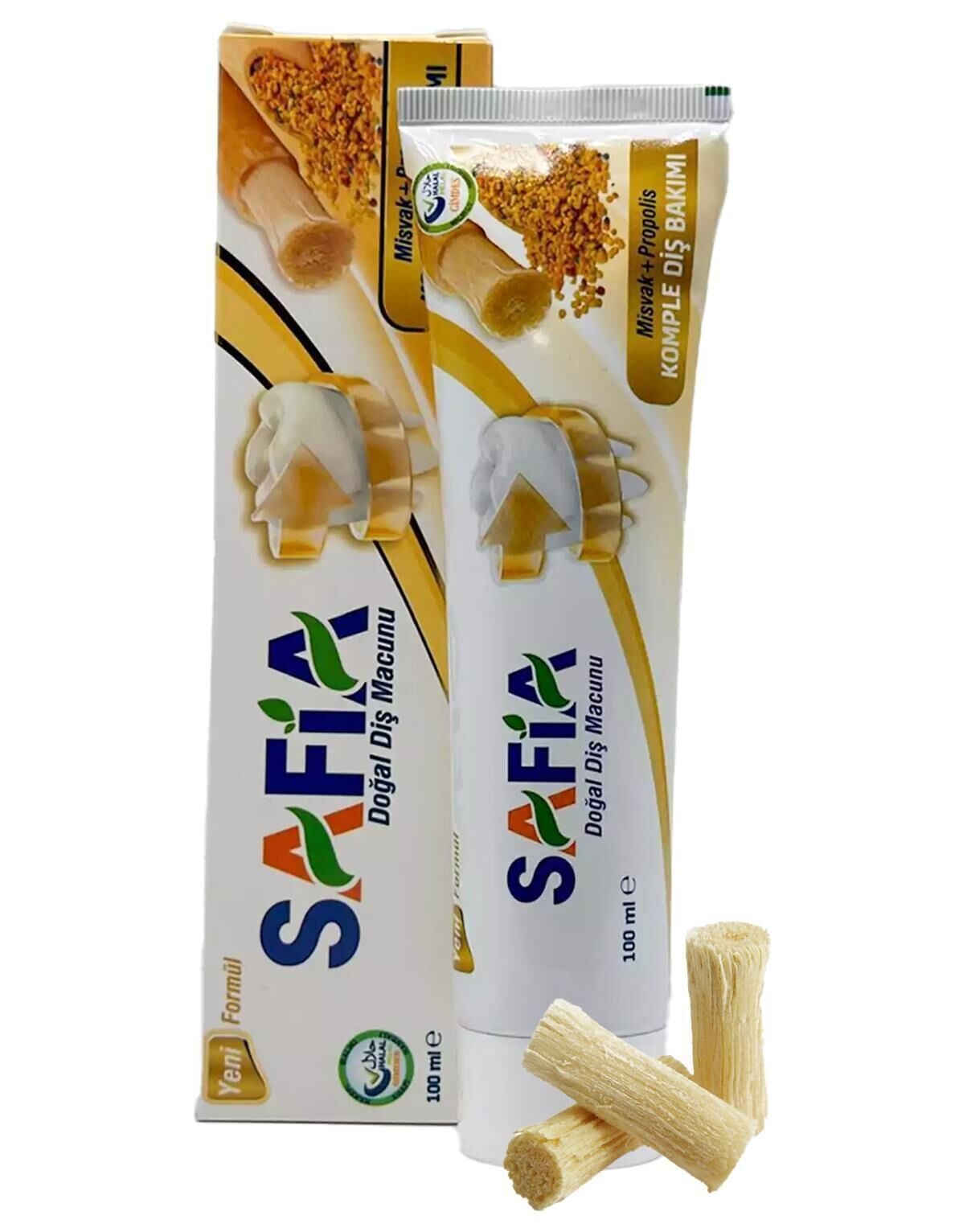 Safia Diş Macunu Misvak ve Propolis 100 ml.