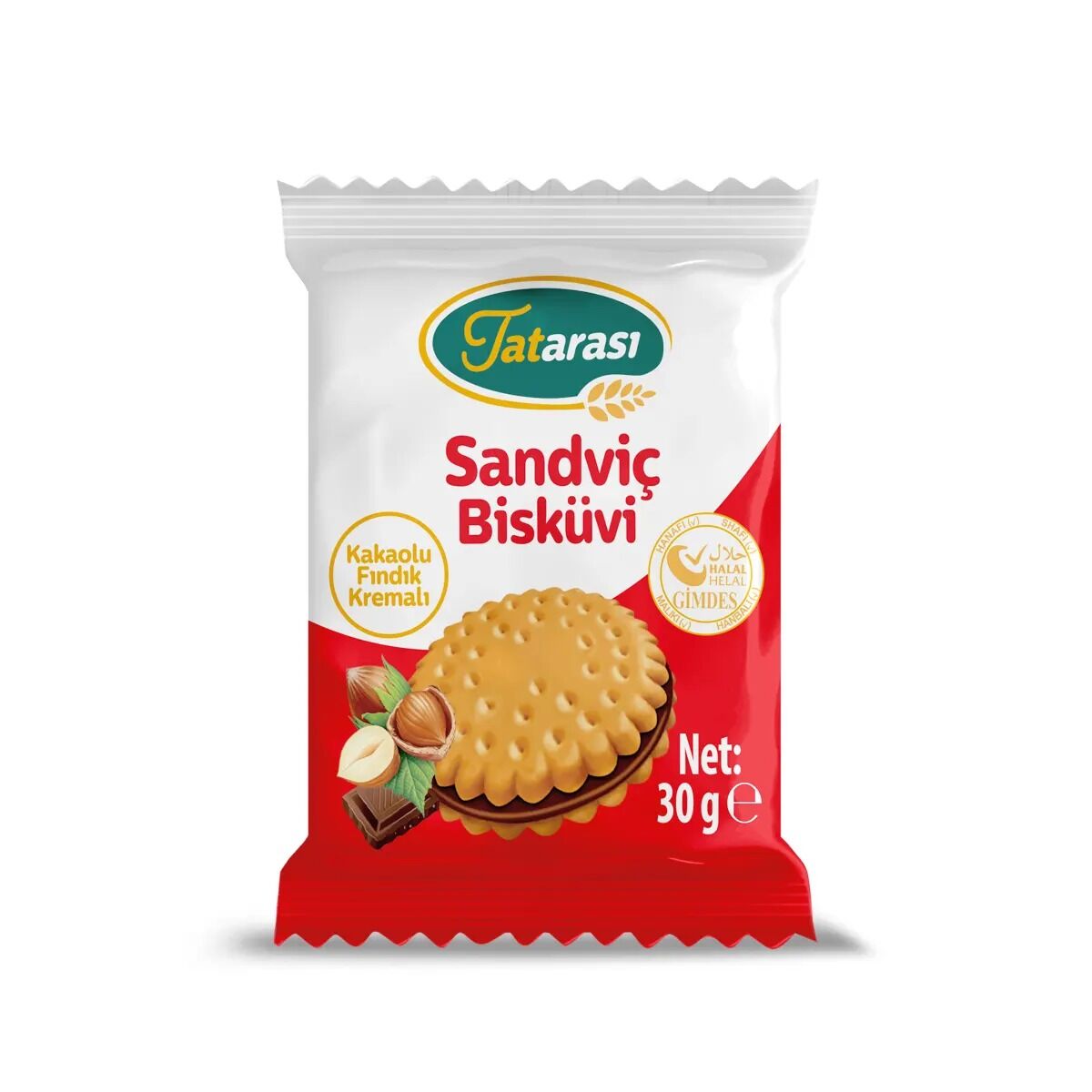 Tatarası Kremalı Sandviç Bisküvi 30gr