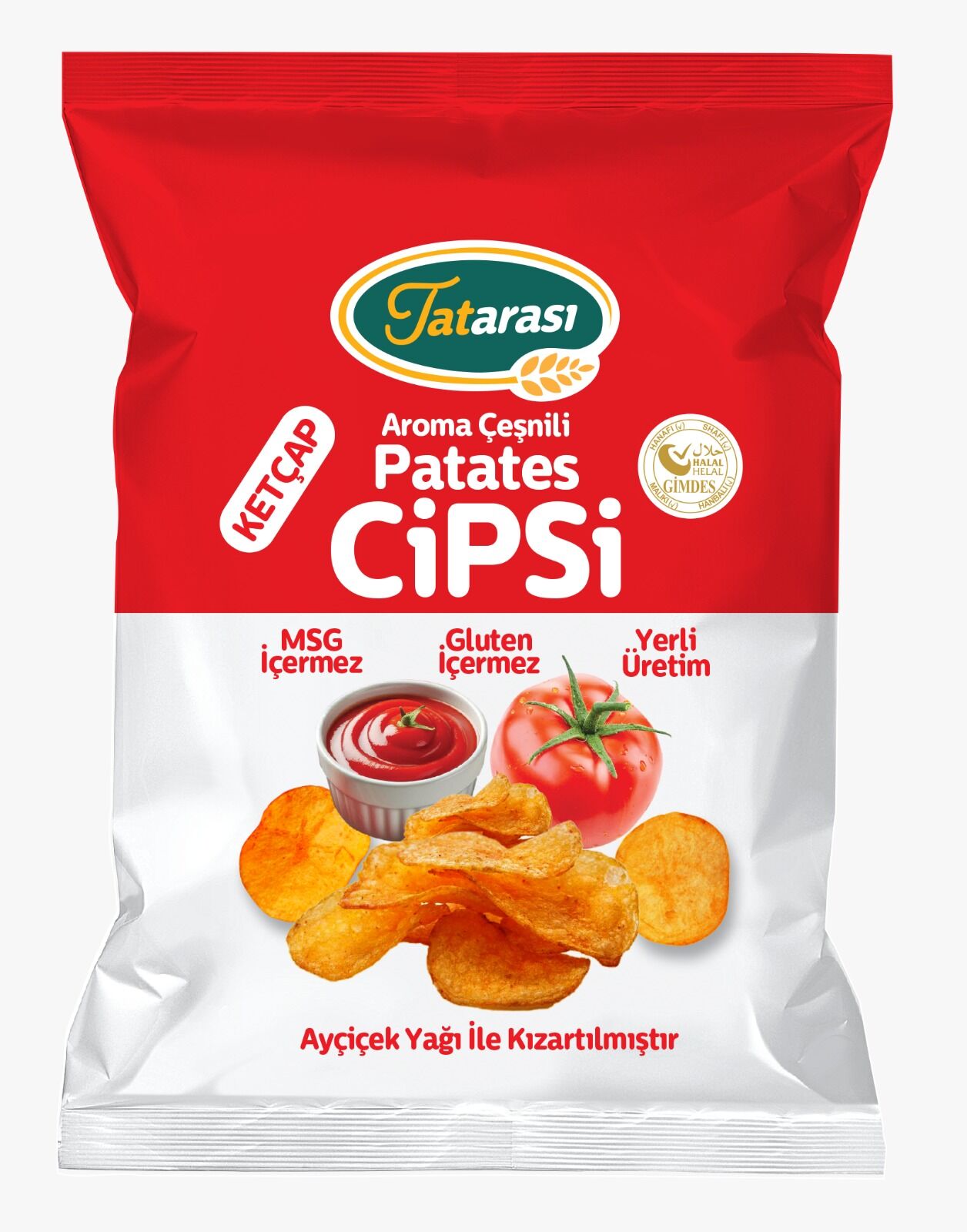Tatarası Ketçaplı Patates Cipsi 70gr