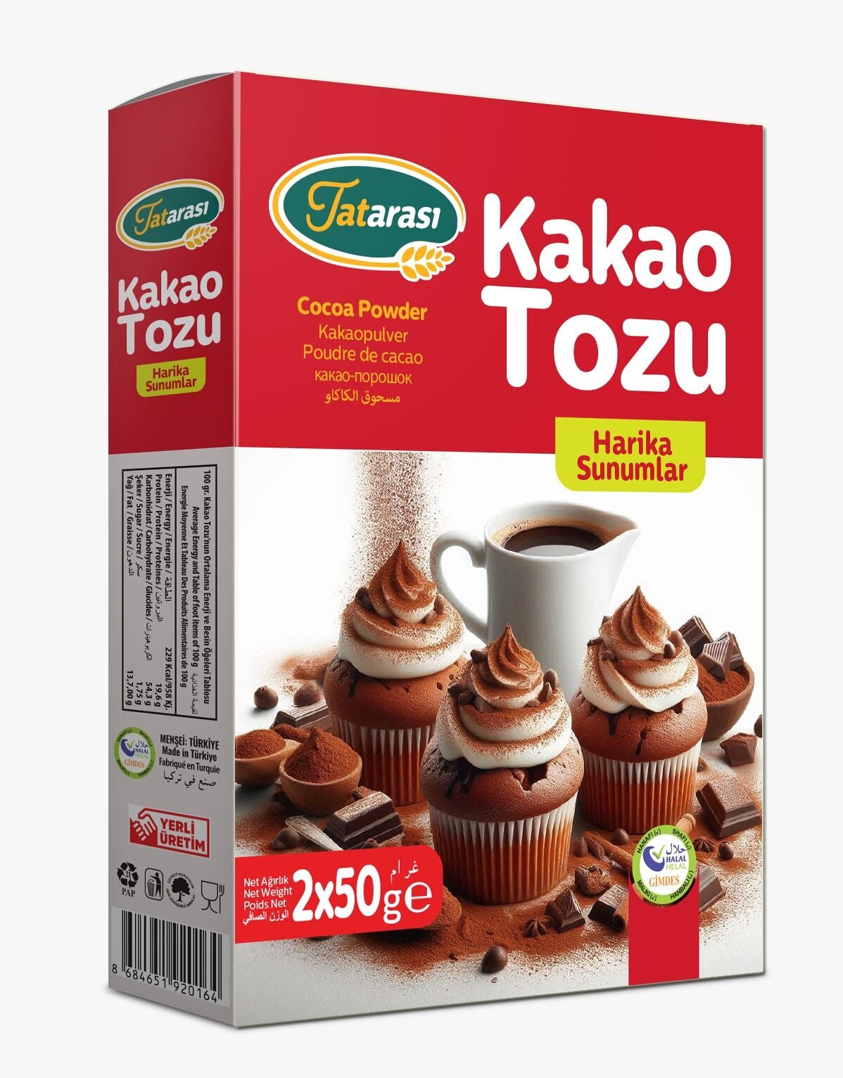 Tatarası Kakao Tozu 2*50gr
