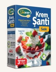Tatarası Sade Krem Şanti 3*75gr