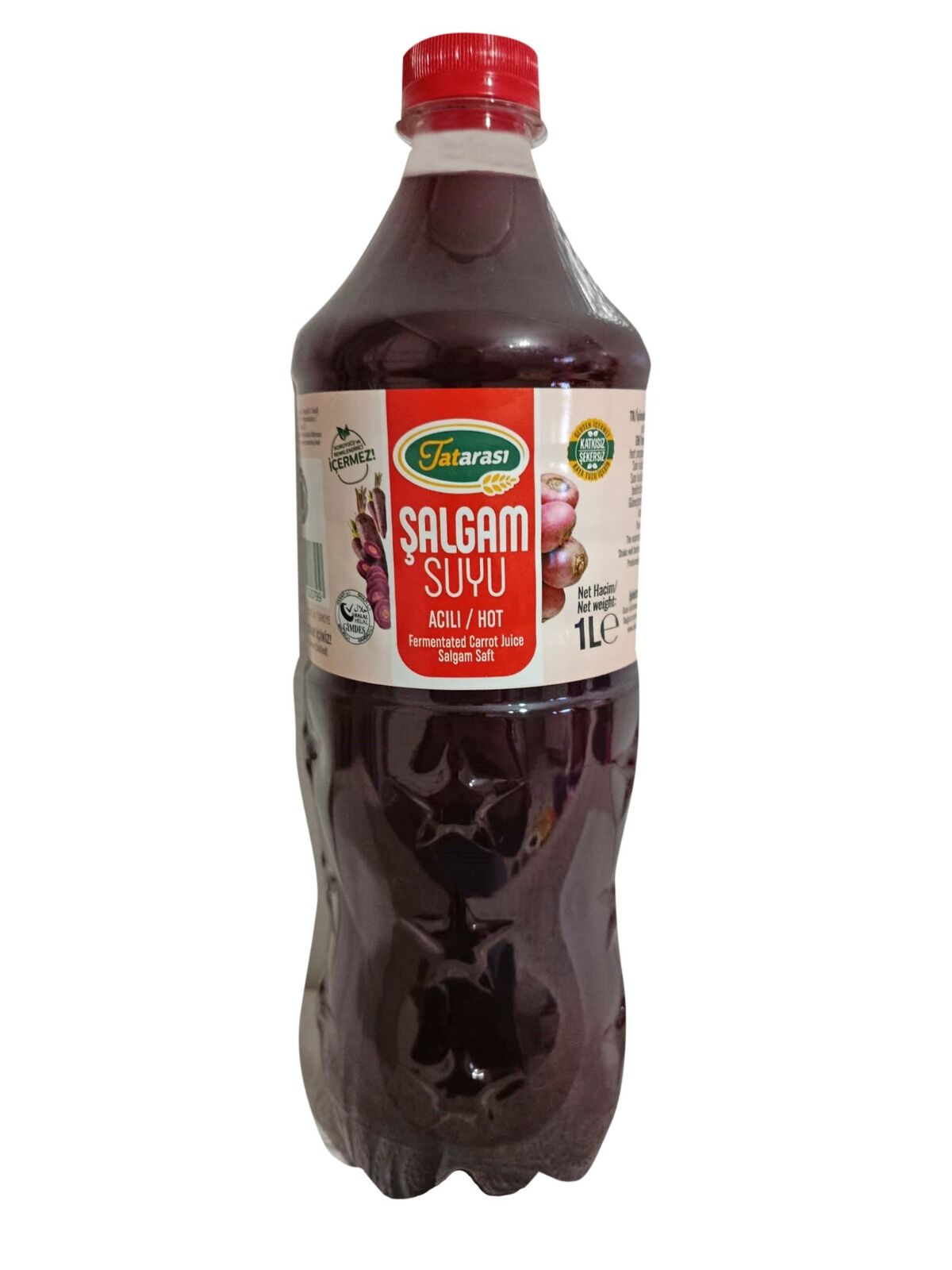 Tatarası Acılı Şalgam Suyu 1lt Pet Şişe