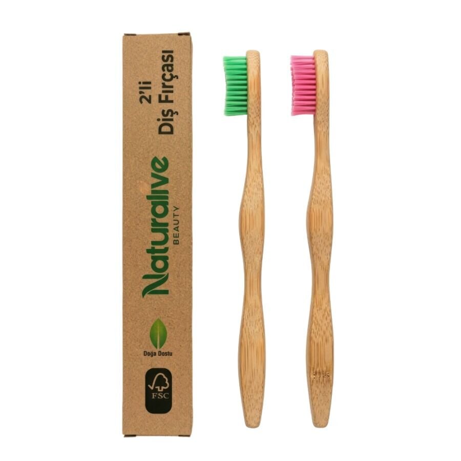Naturalive Yetişkin Diş Fırçası 2li