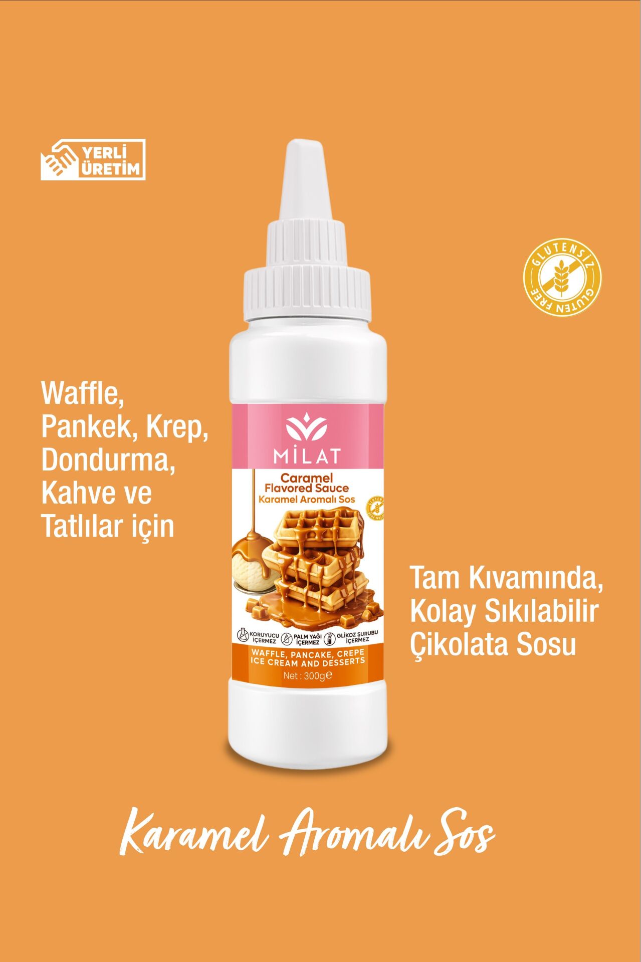 Milat Karamel Aromalı Sos 300 Gr