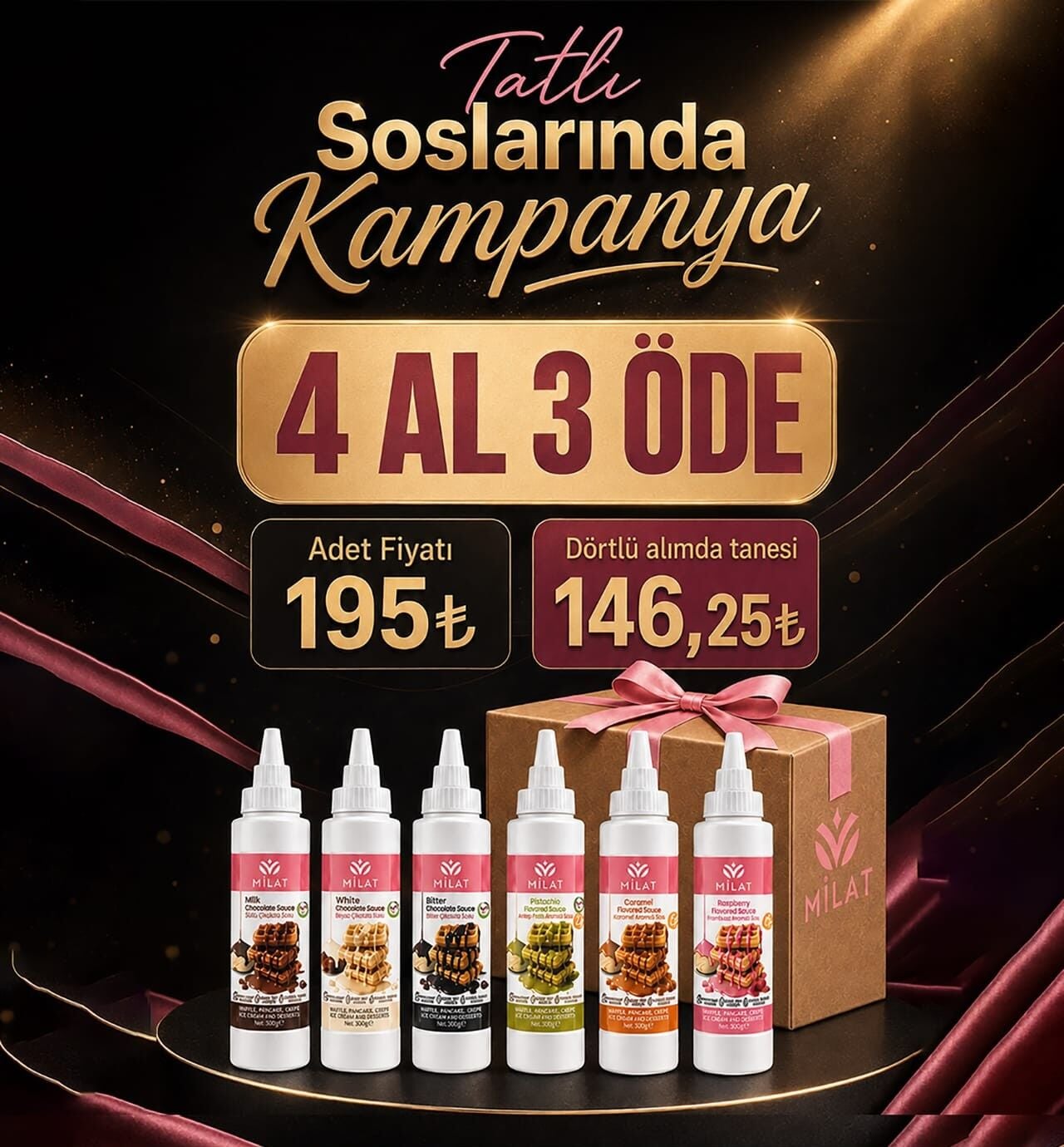 Milat Tatlı Sosları 300gr (4 Adet)