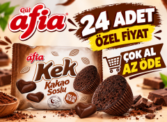 Afia Kakao Soslu Islak Kek 24x35 Gr