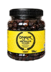 Zeykur Siyah Zeytin Yakut Yağlı Salamura 1kg ( 321-380)